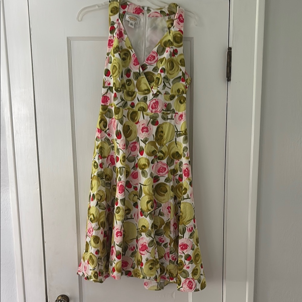Talbot 10 petite floral Sleeveless Dress
